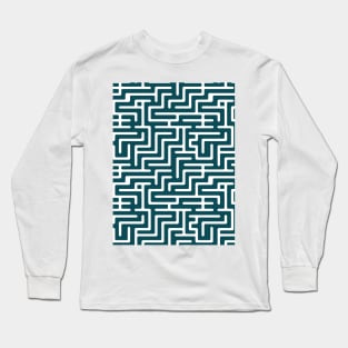 Maze of Dreams: Pastel Labyrinth Journey Long Sleeve T-Shirt